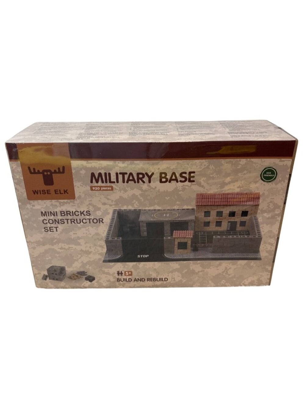 Wise Elk Constructor Set Military Base Mini Bricks 920 Pcs Sealed Box